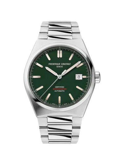Frederique Constant Highlife Automatic Cosc 39mm Watch In Metallic