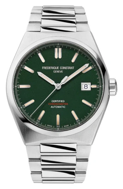 FREDERIQUE CONSTANT FREDERIQUE CONSTANT HIGHLIFE AUTOMATIC COSC BRACELET WATCH, 39MM