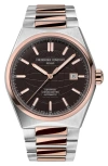 Frederique Constant Men's Swiss Automatic Highlife Cosc Two-tone Stainless Steel Bracelet Watch 41mm In Two-tone