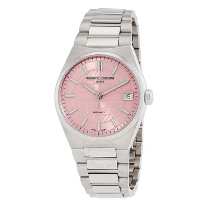Frederique Constant Highlife Automatic Pink Dial Ladies Watch Fc-303lp2nh6b In Neutral