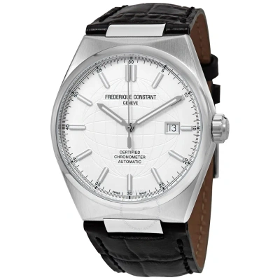 Frederique Constant Highlife Automatic Silver Dial Men's Watch Fc-303s4nh6 In Black / Silver