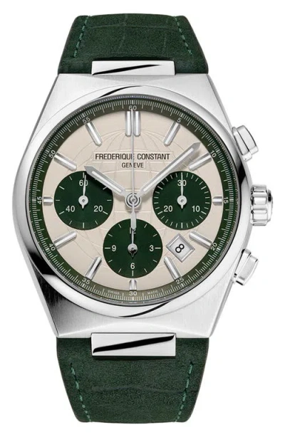 FREDERIQUE CONSTANT FREDERIQUE CONSTANT HIGHLIFE CHRONOGRAPH INTERCHANGEABLE STRAP WATCH, 41MM