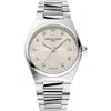 Frederique Constant Highlife Diamond Quartz Bracelet Watch, 31mm In Silverone/cream