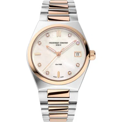 Frederique Constant Highlife Watch & Interchangeable Strap, 31mm In Two-tone