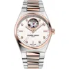 Frederique Constant Women's Swiss Automatic Highlife Diamond (1/20 Ct. T.w.) Two-tone Stainless Steel Bracelet Watch 34m In Two-tone