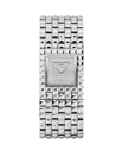 Frederique Constant Manchette Watch, 20mm X 26mm In Metallic