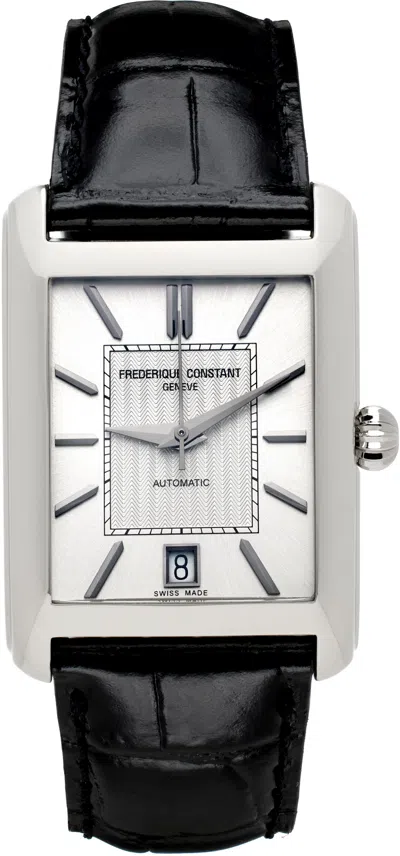 Frederique Constant Silver & Black Classics Carree Automatic Watch