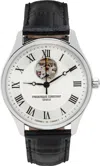 Frederique Constant Classics Heart Beat Automatic 37mm In Black/silver