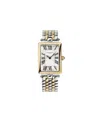 Frederique Constant Women's Art Deco Carree Two-tone Stainless Steel Bracelet Watch, 28mm In Multi