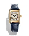 Frederique Constant Women's Classics Carree Watch, 23mm - 150th Anniversary Exclusive In White/blue