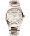 Frederique Constant Women's Swiss Highlife Diamond (0.04 Ct. T.w.) Two-tone Stainless Steel Bracelet Watch 31mm In No Color