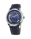 Frederique Constant Worldtimer Manufacture Watch, 42mm In Navy