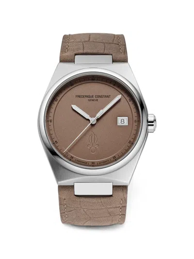 Frederique Constant X Légion Étrangère Highlife 39mm Watch In Brown
