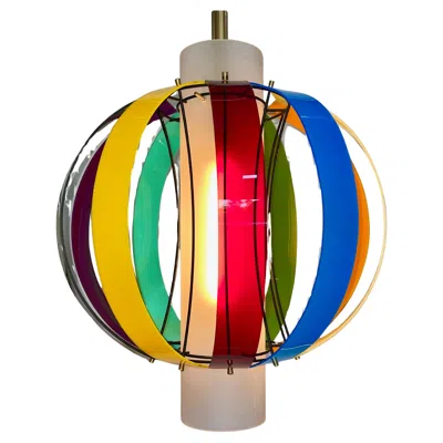 Pre-owned Fredrick Ramond 1960's  Beach Ball Pendant In Sand