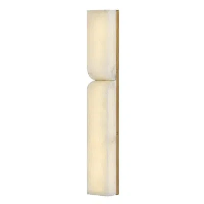 Fredrick Ramond Alune Aluminum Led Flush Mounted Sconce In Gold