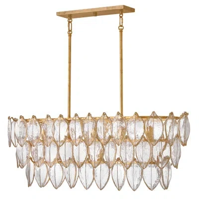 Fredrick Ramond Amira Medium Five Light Linear In Gold