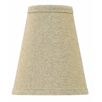 Fredrick Ramond Bastille 6" H X 5" W Linen Empire Candelabra Shade ( Screw On ) In Vintage Bronze