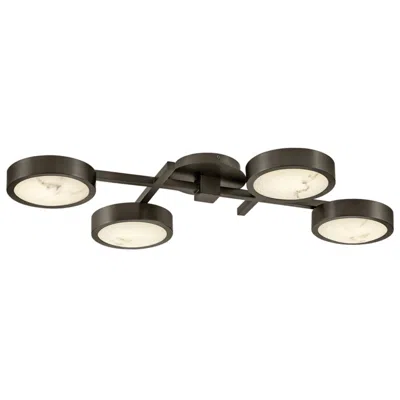 Fredrick Ramond Cava 30" Wide Black Oxide Led Ceiling Light