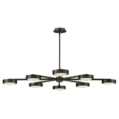 Fredrick Ramond Cava Flush Mount In Matte Black