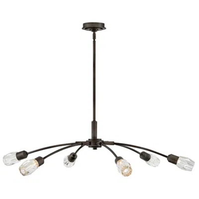 Fredrick Ramond Chandelier Atera Large Single Tier Chandelier Black Oxide