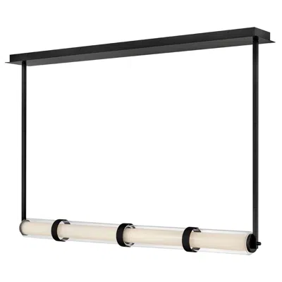 Fredrick Ramond Cy 49 1/2" Wide Black Led Linear Pendant
