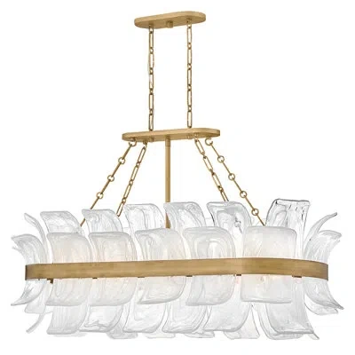Fredrick Ramond Fleur Large Ten-light Linear In Neutral