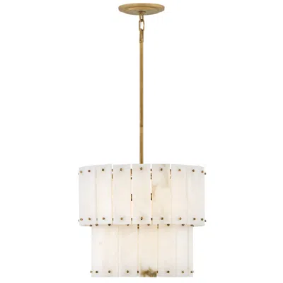 Fredrick Ramond Foyer Simone Convertible Semi Flush 17" Burnished Gold