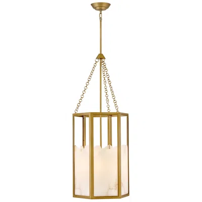 Fredrick Ramond Interior Veleta Medium Chandelier 22" Lacquered Brass