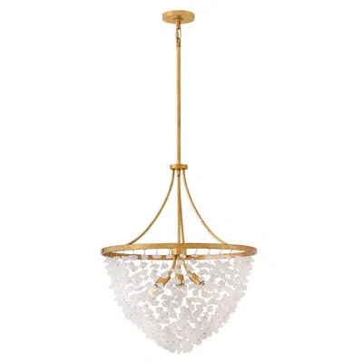 Fredrick Ramond Myra Medium Chandelier In Gold