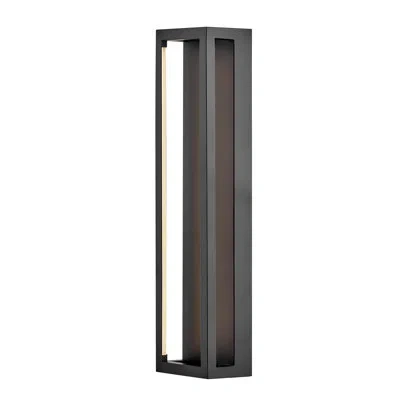 Fredrick Ramond Onyx 2 - Light Dimmable Black Flush Mounted Sconce