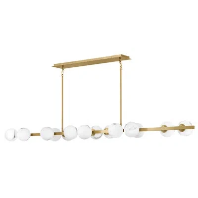 Fredrick Ramond Selene 14 - Light Chandelier In Gold