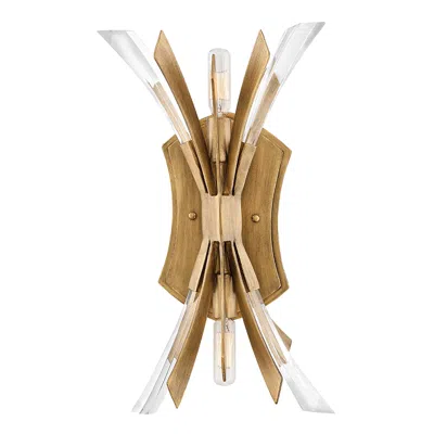 Fredrick Ramond Vida 17 1/4"h Burnished Gold 2-light Sconce