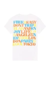 Free And Easy Cities Tee In White
