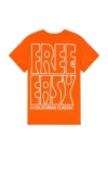 Free And Easy Fillmore Tee In Orange