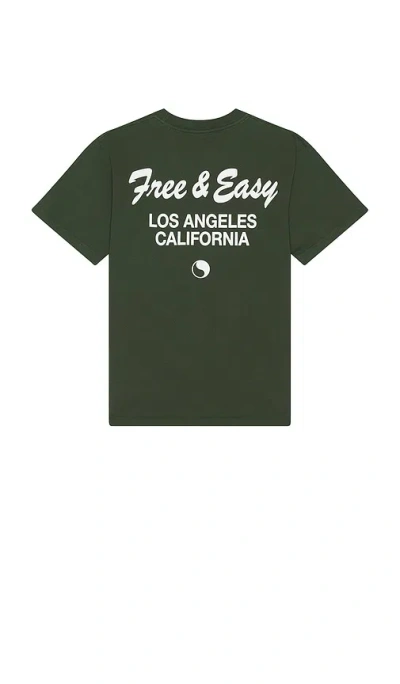 Free And Easy X Revolve Deli Premium Tee In Green