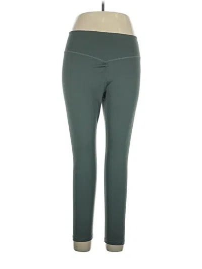 Pre-owned Free Assembly Active Pants In Green