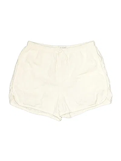 Pre-owned Free Assembly Athletic Shorts In Ivory