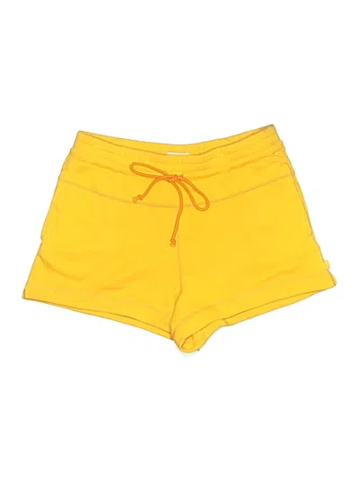 Pre-owned Free Assembly Athletic Shorts In Yellow