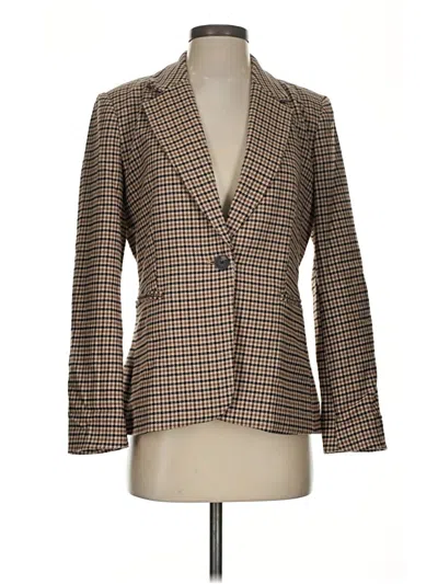 Pre-owned Free Assembly Blazer Jacket In Brown