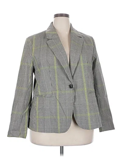 Pre-owned Free Assembly Blazer Jacket In Gray