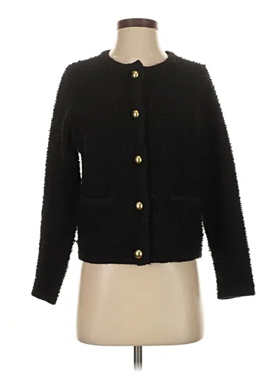 Pre-owned Free Assembly Cardigan Sweater In Black