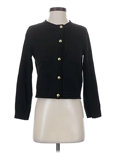 Pre-owned Free Assembly Cardigan Sweater In Black