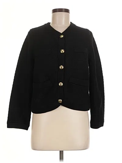 Pre-owned Free Assembly Cardigan Sweater In Black