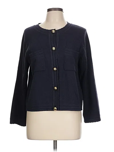 Pre-owned Free Assembly Cardigan Sweater In Blue