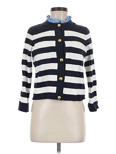 Pre-owned Free Assembly Cardigan Sweater In Blue