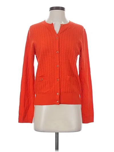 Pre-owned Free Assembly Cardigan Sweater In Orange