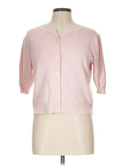 Pre-owned Free Assembly Cardigan Sweater In Pink