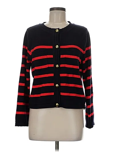 Pre-owned Free Assembly Cardigan Sweater In Red