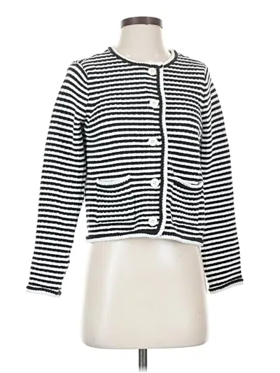 Pre-owned Free Assembly Cardigan Sweater In White