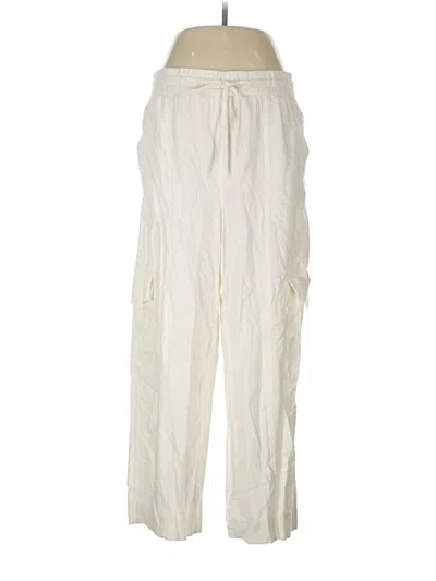 Pre-owned Free Assembly Cargo Pants In White